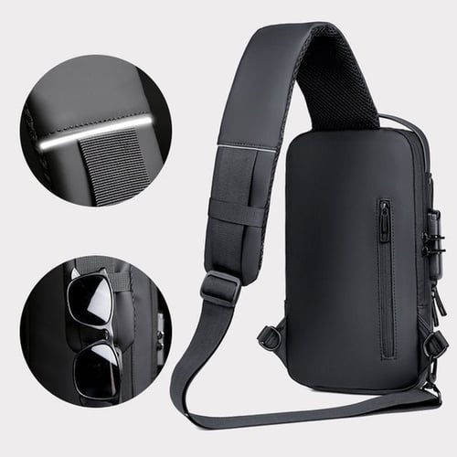 Stylish Anti-Theft Crossbody Bag - Nina-Black-State of Style