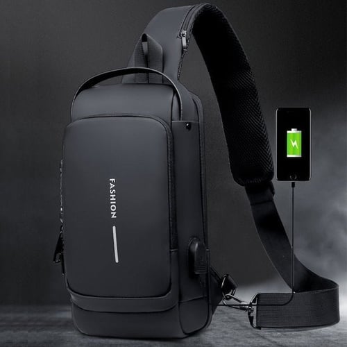 Stylish Anti-Theft Crossbody Bag - Nina-Black-State of Style