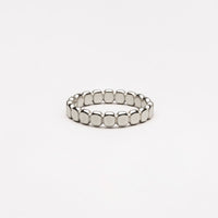 Stylish Beaded Ring - Elina-5-Silver-State of Style
