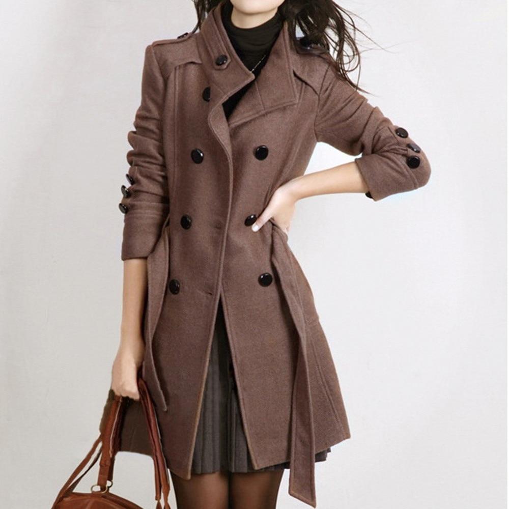 Stylish Belted Jacket for Women | Comfortable & Versatile-Brown-S-State of Style