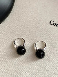Stylish Black Onyx Earrings – Lina-State of Style