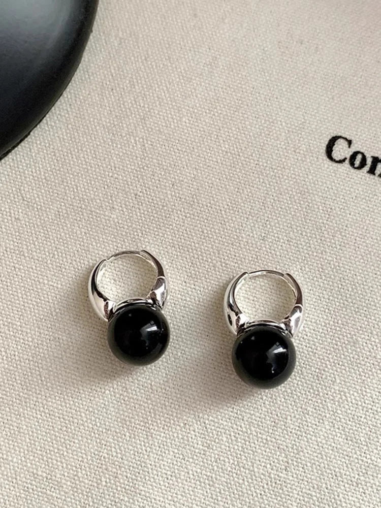 Stylish Black Onyx Earrings – Lina-State of Style