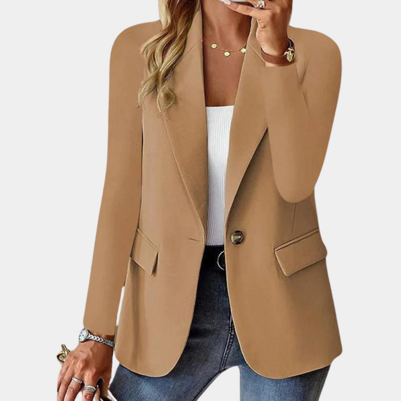 Stylish Blazer for Ladies - Juliette-Brown-XS-State of Style