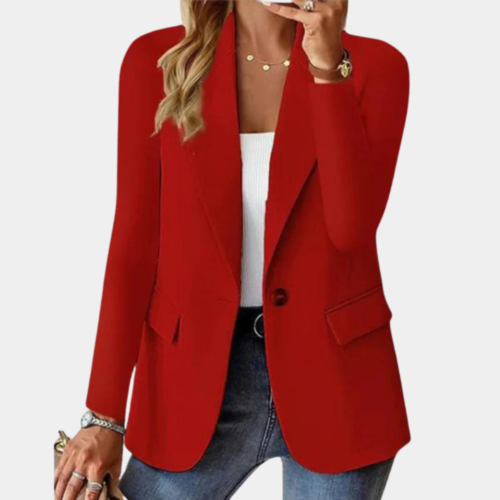 Stylish Blazer for Ladies - Juliette-Red-XS-State of Style
