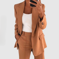 Stylish Blazer Set | Elegant Sophistication | Perfect for All Occasions-Apricot-S-State of Style