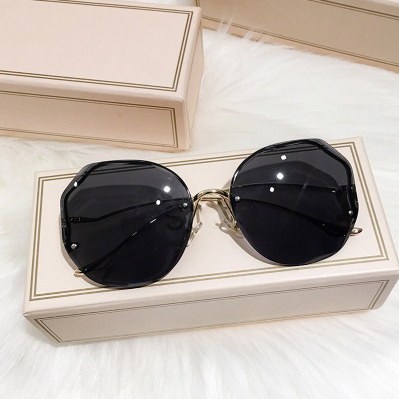 Stylish Boho Sunglasses for Women - Luna Shades-Black-State of Style