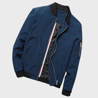 Stylish Bomber Jacket for Men - Rafa-Blue-M-State of Style