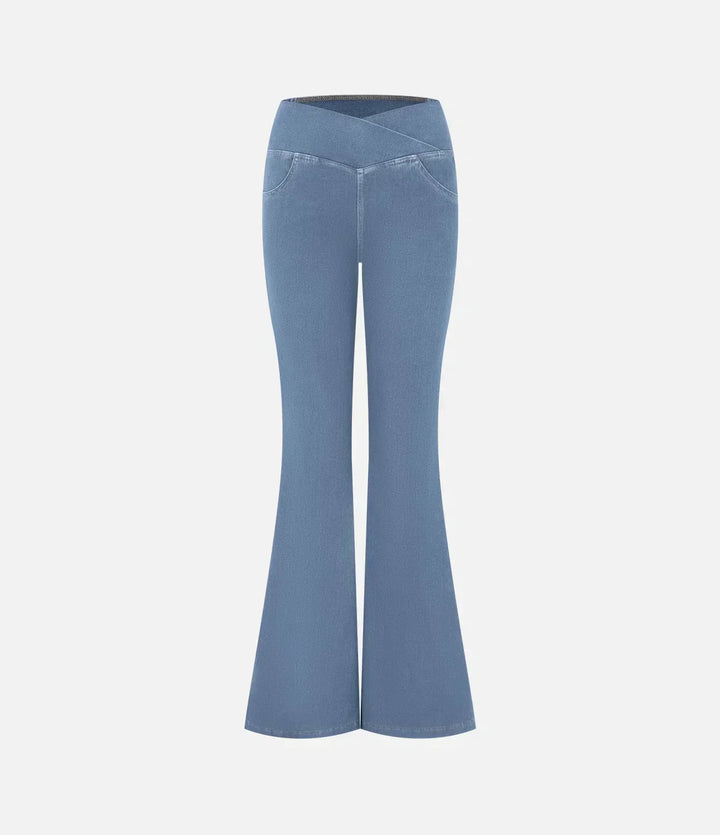 Stylish Bootcut Jeans for Women - Rosa-Blue-S-State of Style