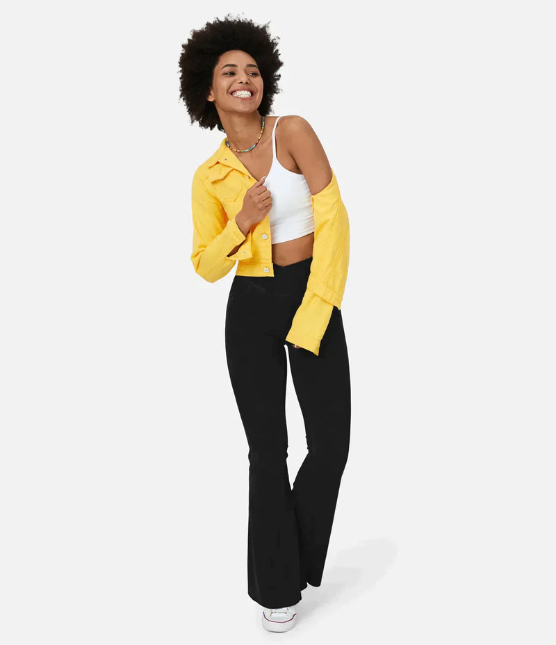 Stylish Bootcut Jeans for Women - Rosa-Blue-S-State of Style