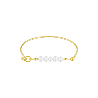 Stylish Bracelet with Delicate Pearls – Selina-Gold-State of Style