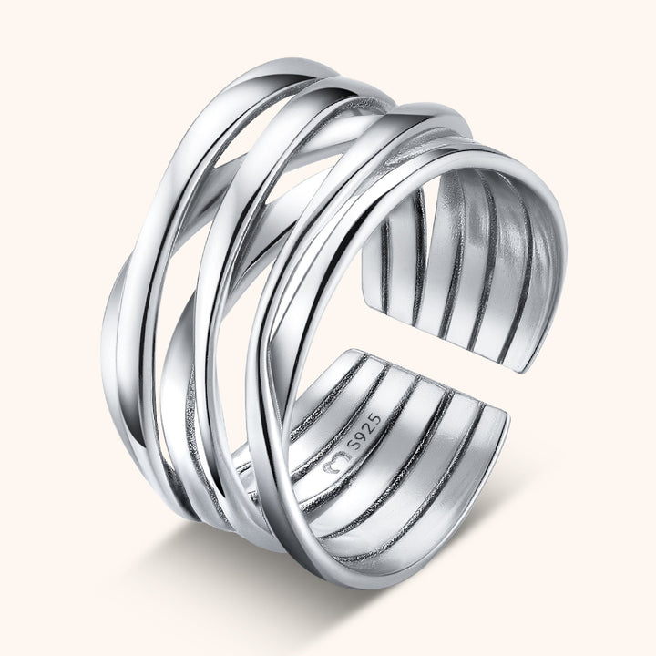 Stylish Branched Ring – Nora-Silver-State of Style
