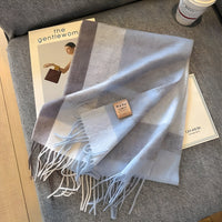 Stylish British Checked Cashmere Women's Winter Scarf - Victoria-B-State of Style