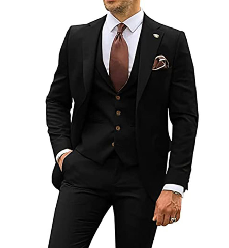 Stylish Business Outfit for Men (Jacket + Trousers) - Victor-Dark Blue-XS-State of Style