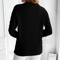 Stylish Cashmere Women's Sweater - Noa-Black-XS-State of Style