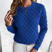 Stylish Cashmere Women's Sweater - Noa-Blue-XS-State of Style