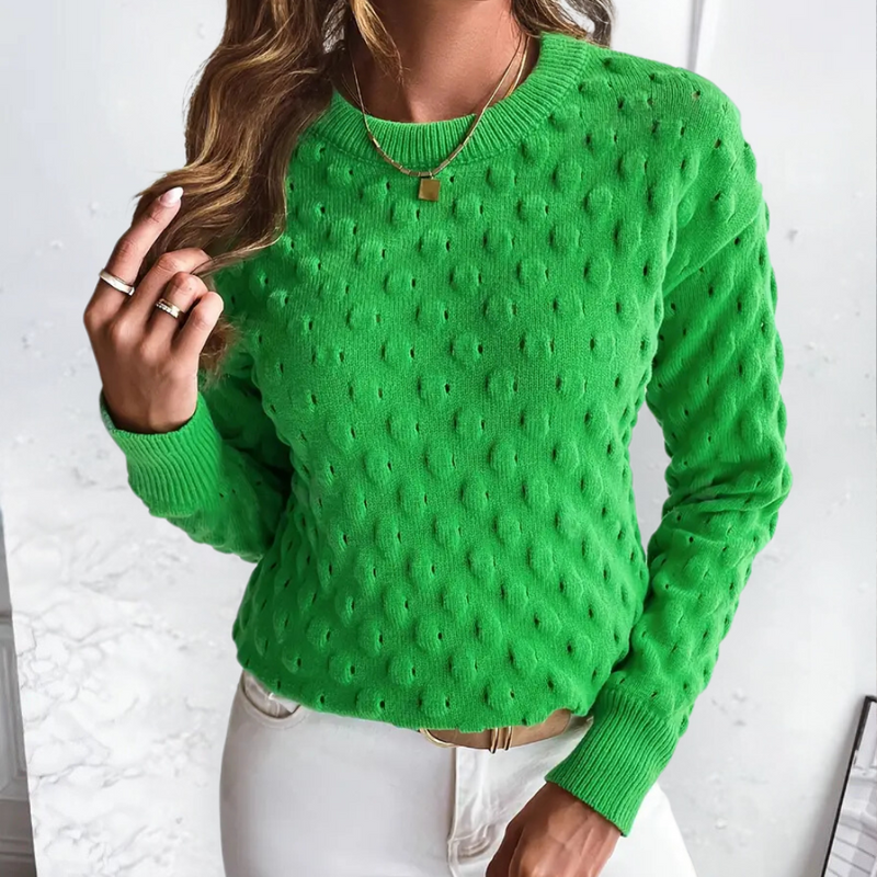 Stylish Cashmere Women's Sweater - Noa-Green-XS-State of Style