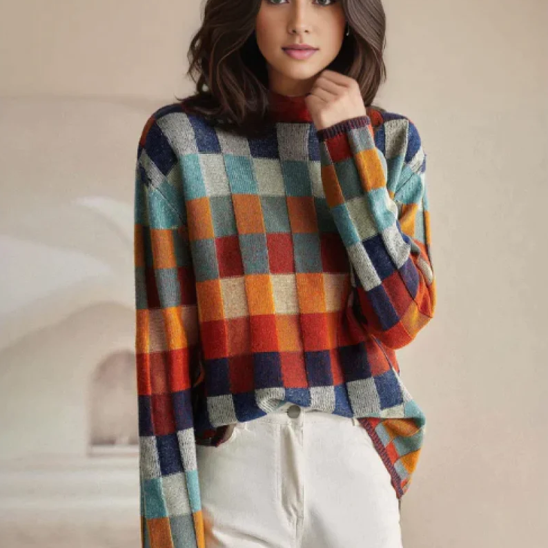 Stylish Cashmere Women's Turtleneck - Celeste-XS-State of Style