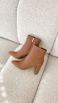 Stylish Casual Ankle Boots – Elonette-Brown-4.5-State of Style