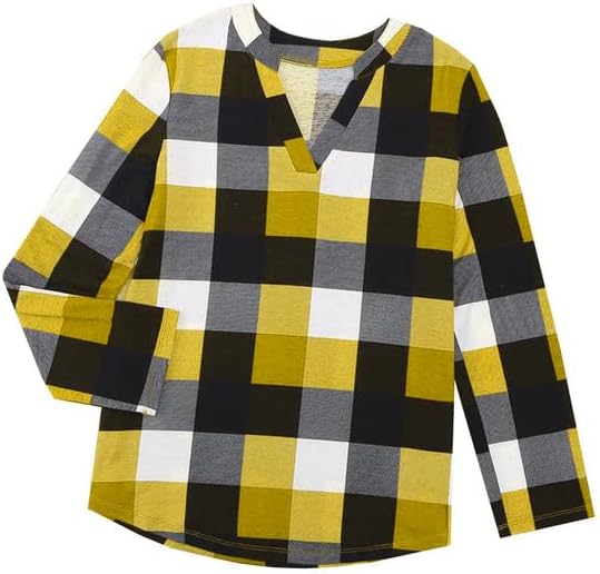 Stylish Casual Checked Ladies' Blouse - Lara-Black-S-State of Style