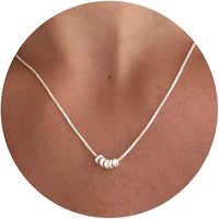 Stylish Charm Necklace - Seraphina-Silver-State of Style