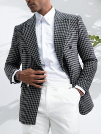 Stylish Checked Men's Blazer - Oliver-S-State of Style