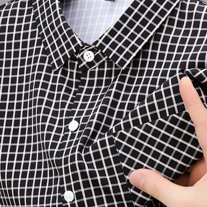 Stylish Checked Men's Shirt - Lucas-S-State of Style