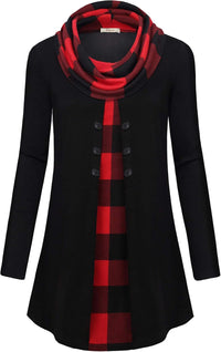 Stylish Colour Block Pullover Sweatshirt for Ladies - Bella-Black-S-State of Style