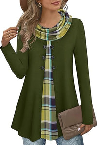 Stylish Colourblock Pullover Sweatshirt for Women - Bella-Green-S-State of Style