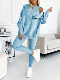 Stylish Comfort Set for Ladies – Elvira-Light blue-S-State of Style
