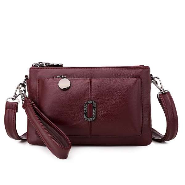 Stylish Crossbody Bag - Sienna-Red-State of Style
