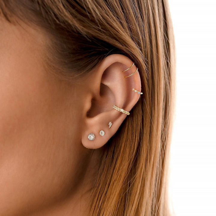 Stylish Crown Earrings – Elina-Gold-State of Style
