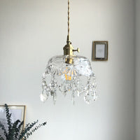 Stylish Crystal Pendant Light - Elara-State of Style
