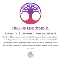 Stylish Crystal Tree of Life Gemstone Necklace – Elara-Green Aventurine-State of Style