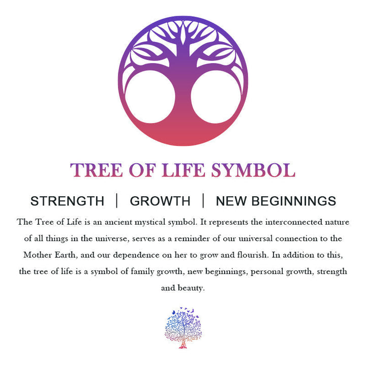 Stylish Crystal Tree of Life Gemstone Necklace – Elara-Green Aventurine-State of Style
