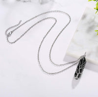 Stylish Crystal with Tree of Life Gemstone Necklace - Elara-Green Aventurine-State of Style