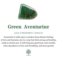 Stylish Crystal with Tree of Life Gemstone Necklace - Elara-Green Aventurine-State of Style