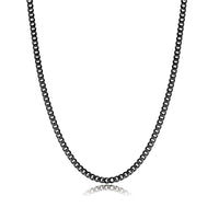 Stylish Cuban Link Chain – Noah-Black-3 mm-State of Style