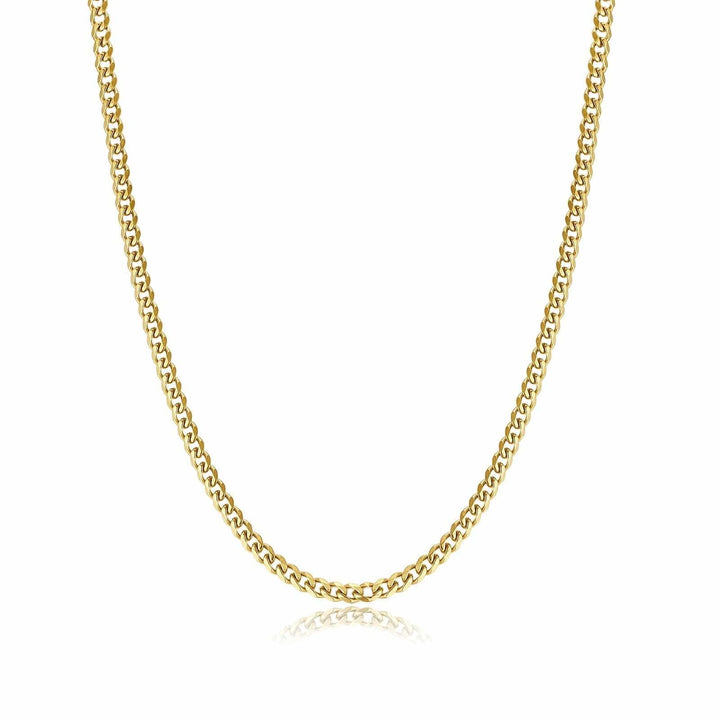 Stylish Cuban Link Chain – Noah-Gold-3 mm-State of Style
