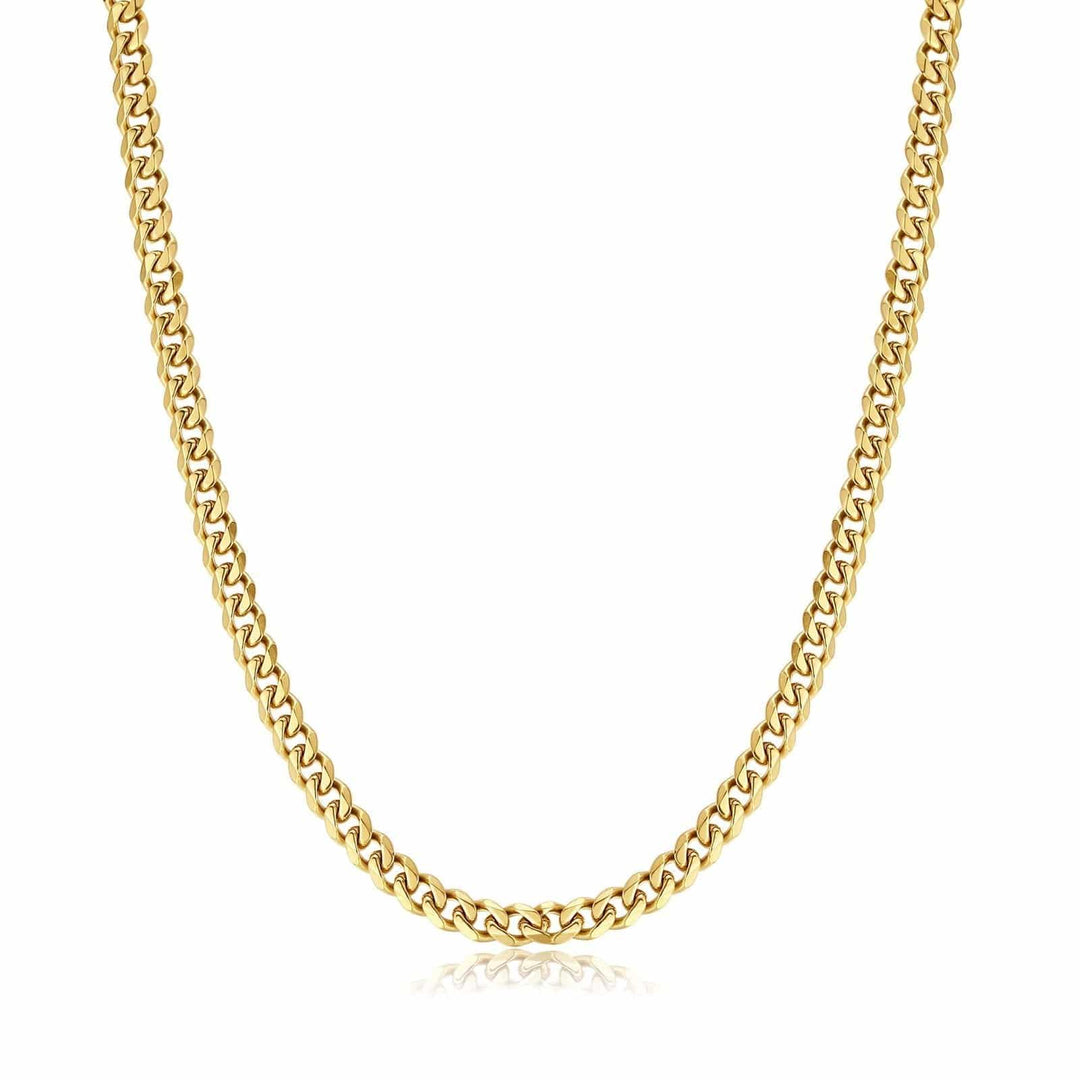 Stylish Cuban Link Chain – Noah-Gold-5 mm-State of Style