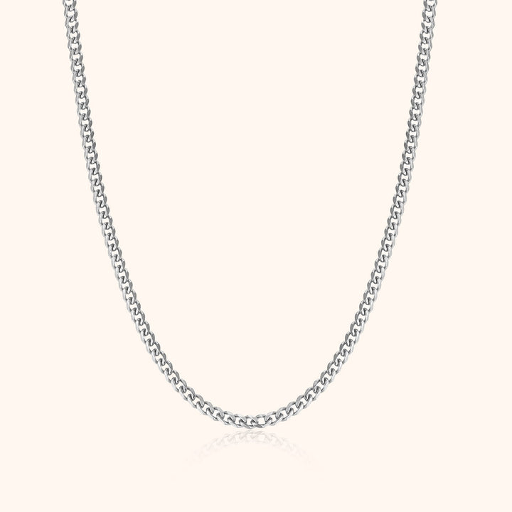 Stylish Cuban Link Chain – Noah-Silver-3 mm-State of Style