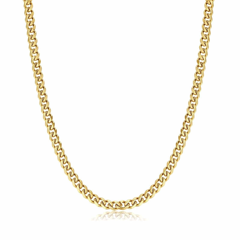 Stylish Cuban Link Necklace - Noah-Gold-0.5 cm-State of Style