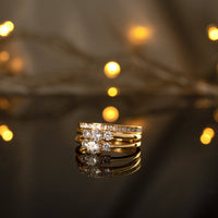 Stylish Cubic Zirconia Ring - Amelia-Silver-5-State of Style