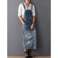 Stylish Denim Dress – Eliza-S-State of Style