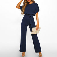 Stylish Designer Jumpsuit - AuraElegance-Dark Blue-S-State of Style