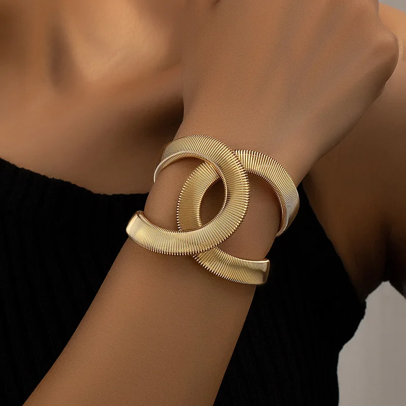 Stylish Double Gold Bracelet - Amara-State of Style