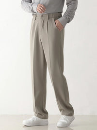 Stylish Draped Men's Trousers - Finn-Black-S-State of Style