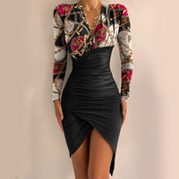 Stylish Dress with Front Slit-Style C-S-State of Style
