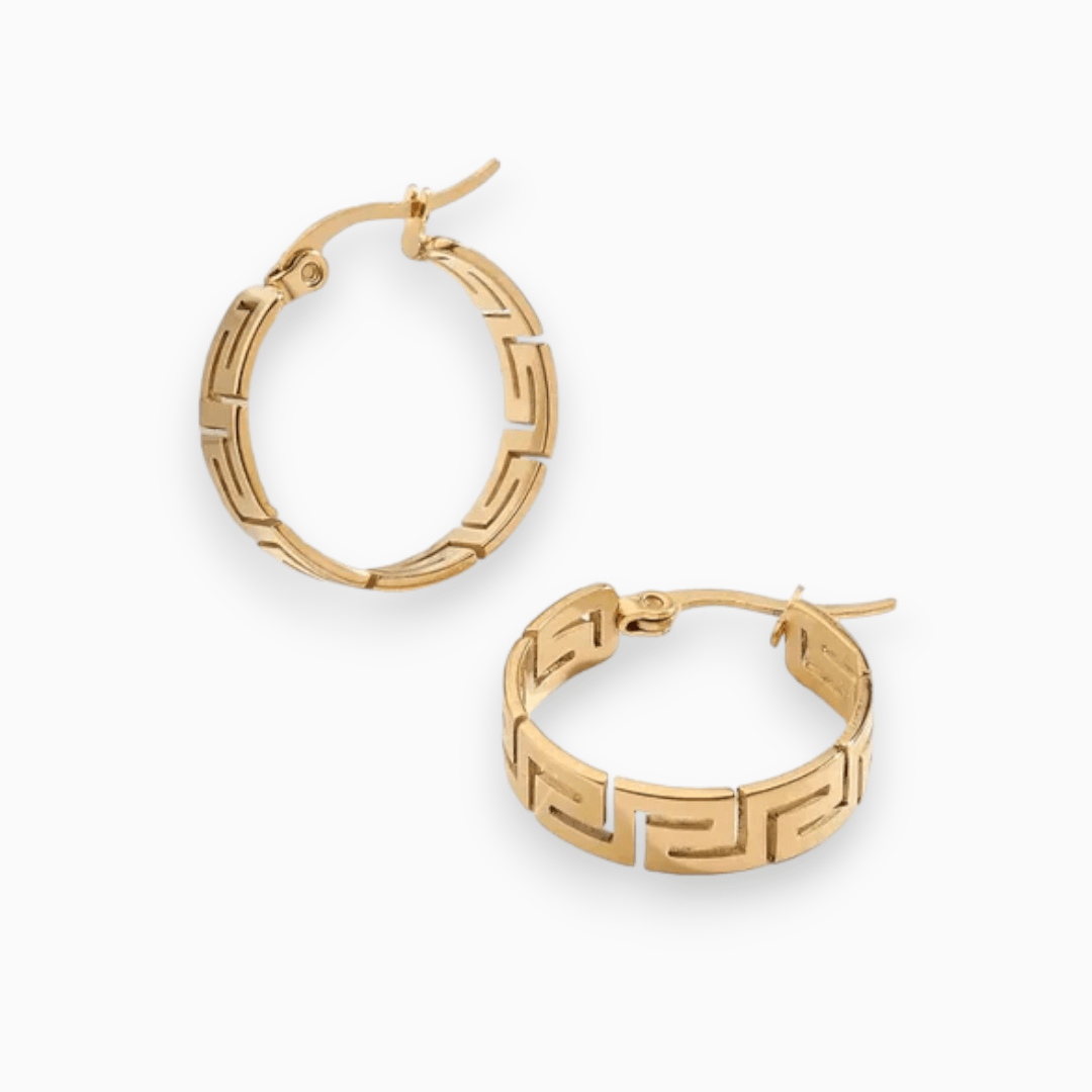 Stylish Earrings – Lilac-Gold-State of Style