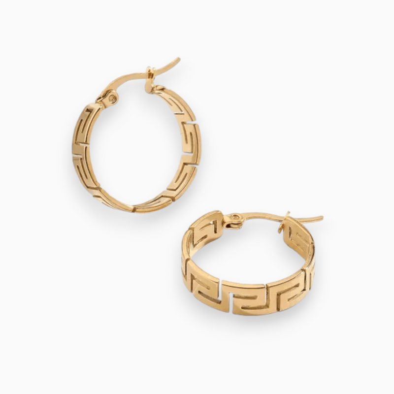 Stylish Earrings – Lilac-Gold-State of Style