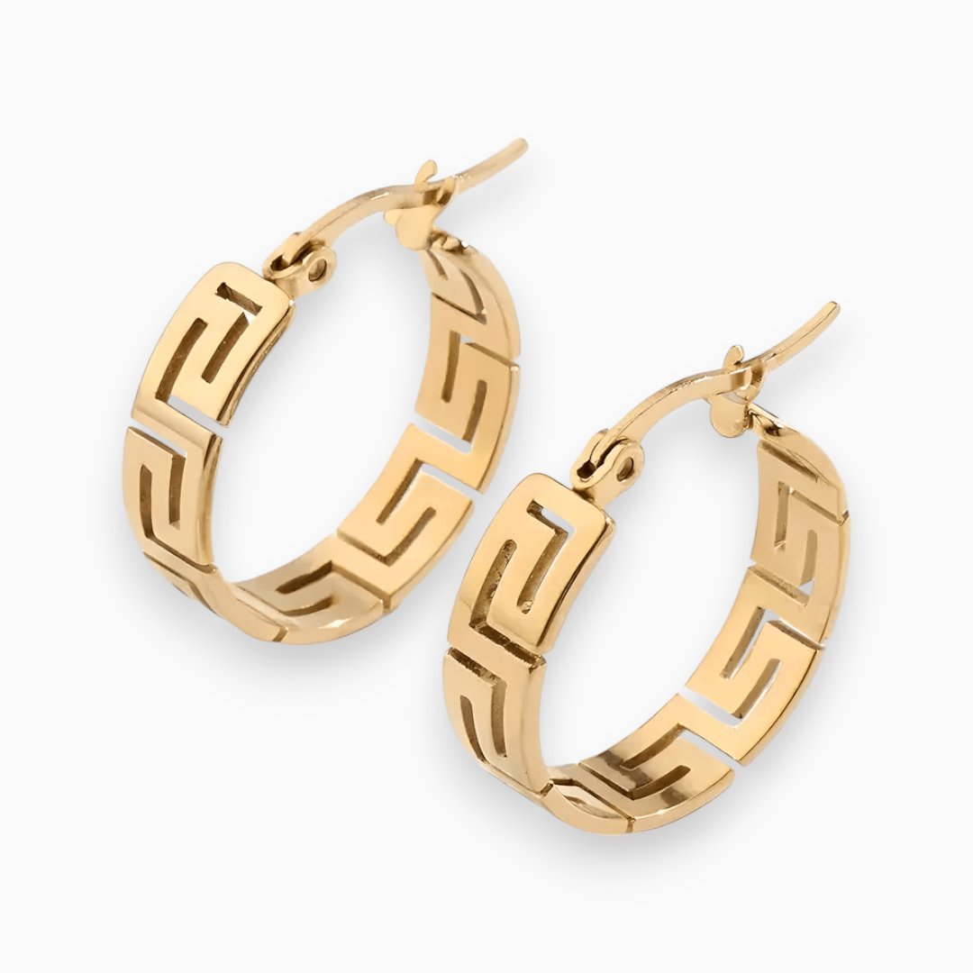 Stylish Earrings – Lilac-Gold-State of Style